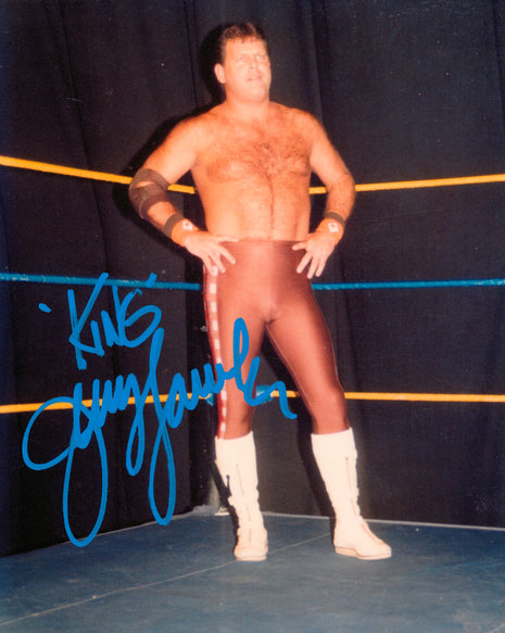 Jerry Lawler signed 8x10 Photo