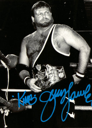 Jerry Lawler signed 8x10 Photo