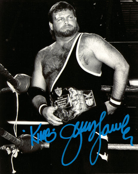 Jerry Lawler signed 8x10 Photo