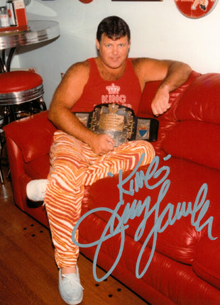 Jerry Lawler signed 8x10 Photo