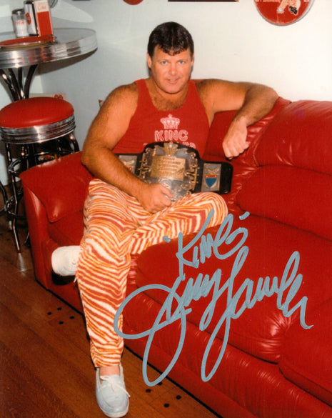 Jerry Lawler signed 8x10 Photo