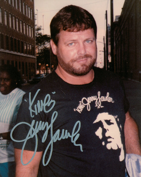 Jerry Lawler signed 8x10 Photo