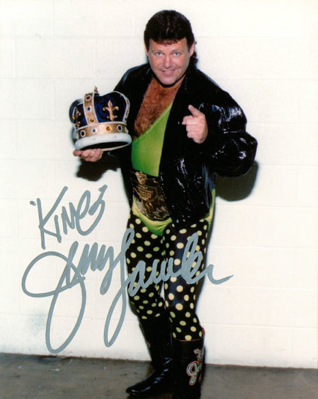 Jerry Lawler signed 8x10 Photo