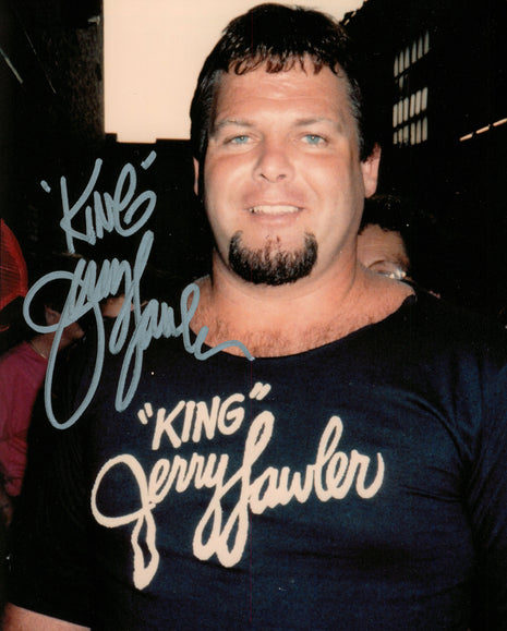 Jerry Lawler signed 8x10 Photo