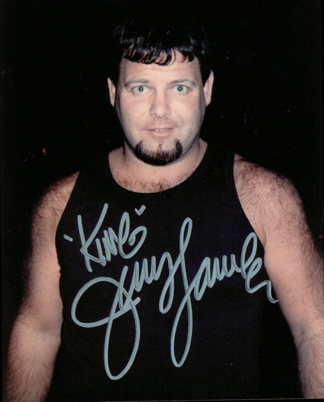 Jerry Lawler signed 8x10 Photo