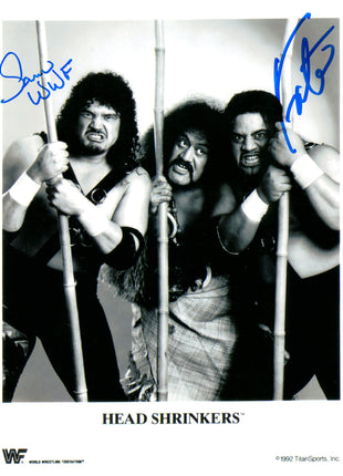 Samu & Fatu dual signed 8x10 Photo
