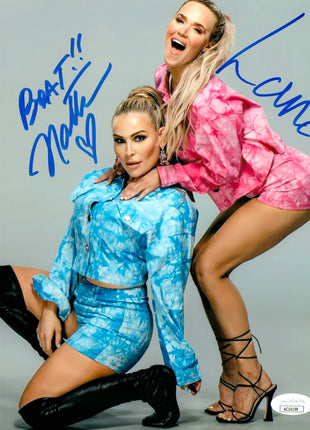 Natalya Neidhart & Lana dual signed 8x10 Photo (w/ JSA)