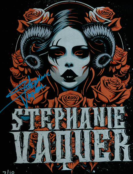 Stephanie Vaquer signed 8x10 Photo