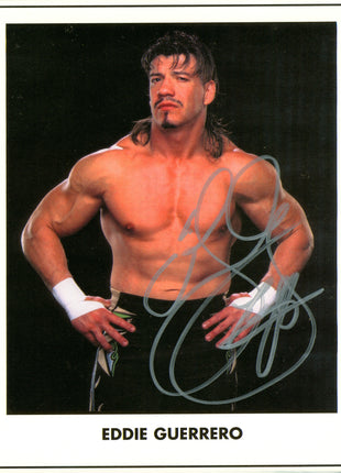 Eddie Guerrero signed 8x10 Photo