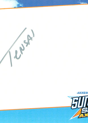 Tensai signed WWE SummerSlam Axxess Placemat