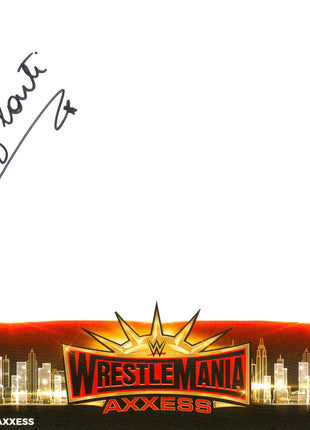 Tay Conti signed WWE WrestleMania Axxess Placemat