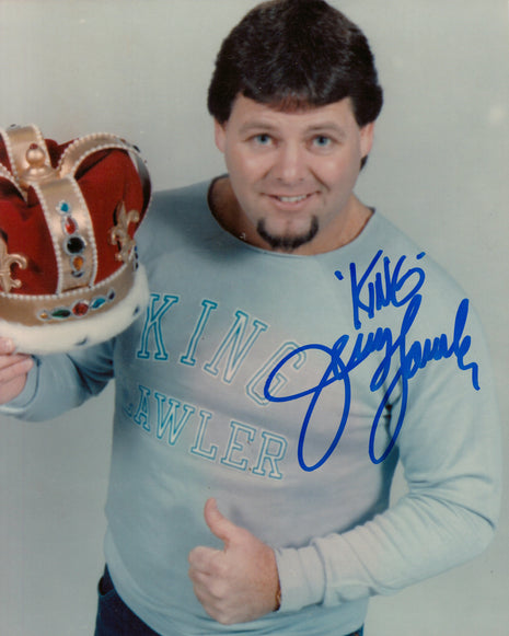 Jerry Lawler signed 8x10 Photo
