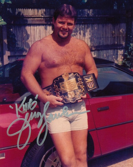 Jerry Lawler signed 8x10 Photo