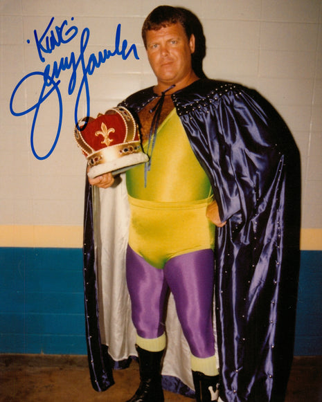 Jerry Lawler signed 8x10 Photo