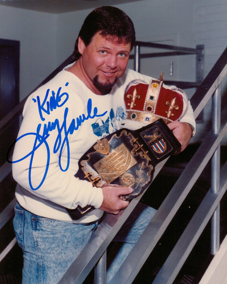 Jerry Lawler signed 8x10 Photo