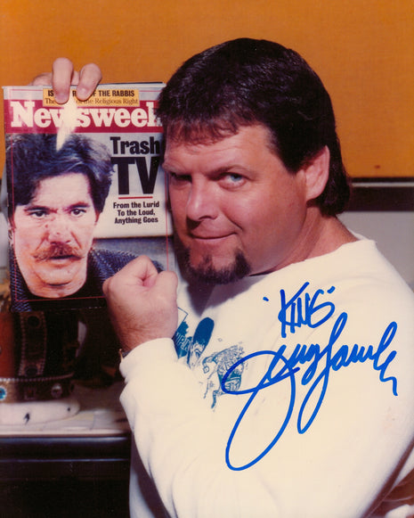 Jerry Lawler signed 8x10 Photo