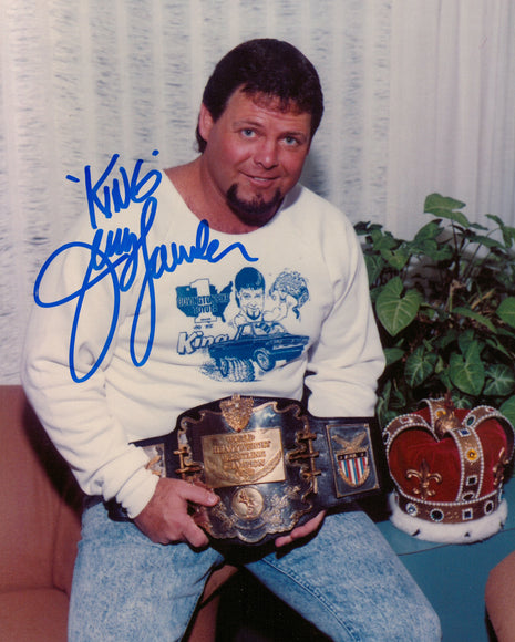 Jerry Lawler signed 8x10 Photo