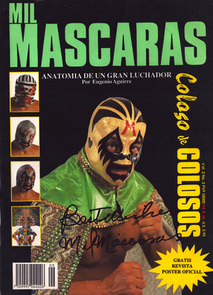 Mil Mascaras signed Mil Mascaras Lucha Libre Magazine Vol 2 #2
