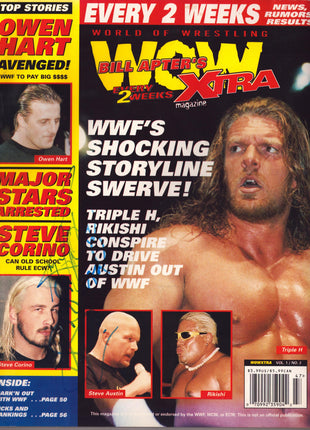 Steve Corino signed WOW Xtra Magazine Vol.1 No.2 (2000)