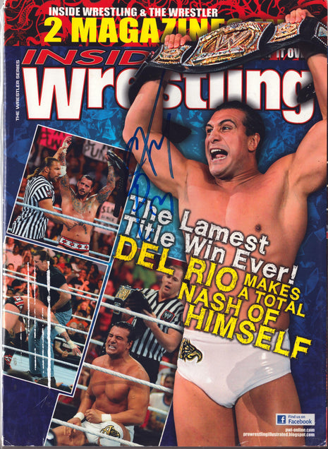 CM Punk signed Inside Wrestling Magazine November 2011