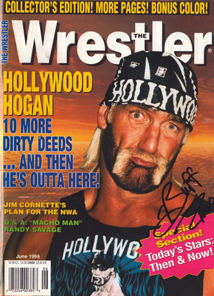 Buff Bagwell signed The Wrestler Magazine June 1998