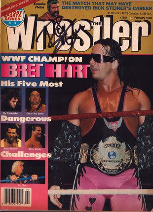 Rick Steiner signed The Wrestler Magazine February 1993