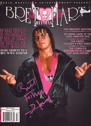 Bret Hart signed WWE Special Edition Magazine February 2006