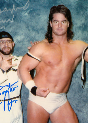 Jeff Gaylord & Downtown Bruno dual signed 8x10 Photo