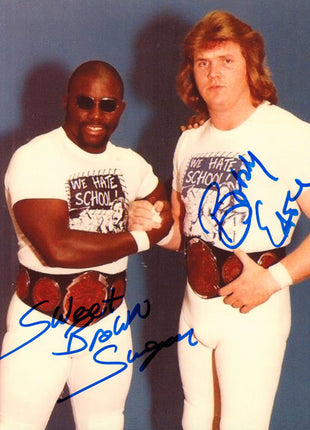 Sweet Brown Sugar & Bobby Eaton dual signed 8x10 Photo