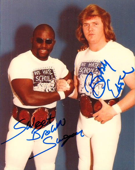 Sweet Brown Sugar & Bobby Eaton dual signed 8x10 Photo