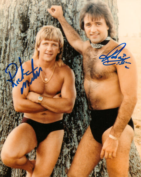 Ricky Morton & Robert Gibson dual signed 8x10 Photo