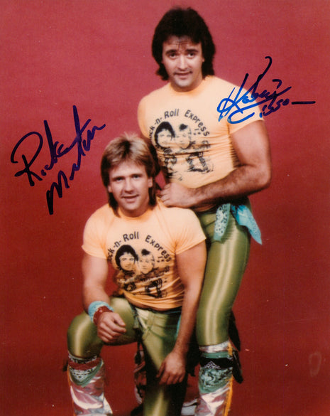 Ricky Morton & Robert Gibson dual signed 8x10 Photo