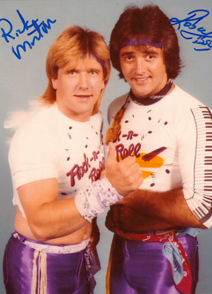 Ricky Morton & Robert Gibson dual signed 8x10 Photo