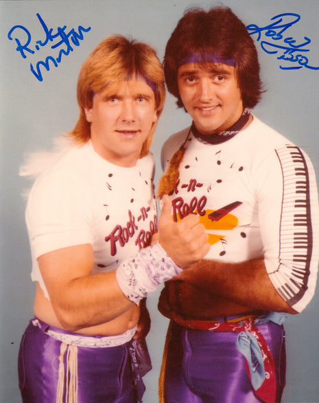 Ricky Morton & Robert Gibson dual signed 8x10 Photo