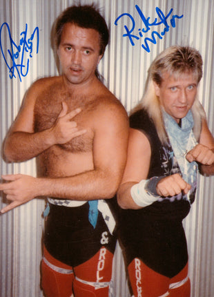 Ricky Morton & Robert Gibson dual signed 8x10 Photo