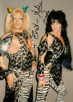 Exotic Adrian Street & Linda dual signed 8x10 Photo