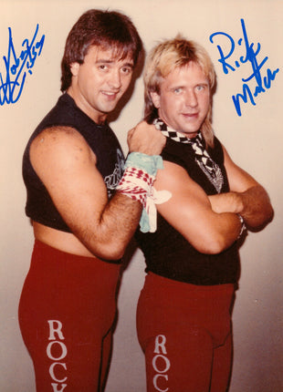 Ricky Morton & Robert Gibson dual signed 8x10 Photo
