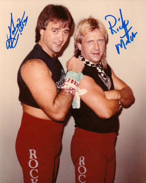 Ricky Morton & Robert Gibson dual signed 8x10 Photo