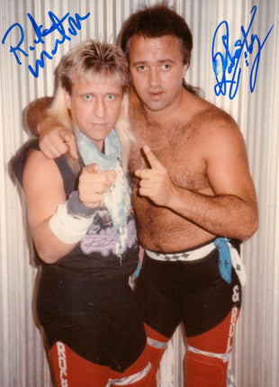 Ricky Morton & Robert Gibson dual signed 8x10 Photo