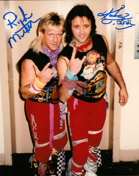 Ricky Morton & Robert Gibson dual signed 8x10 Photo