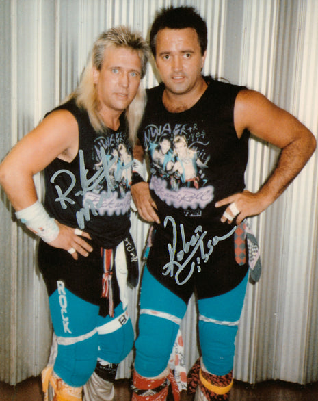 Ricky Morton & Robert Gibson dual signed 8x10 Photo