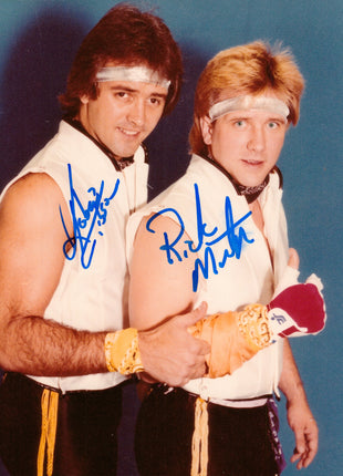 Ricky Morton & Robert Gibson dual signed 8x10 Photo