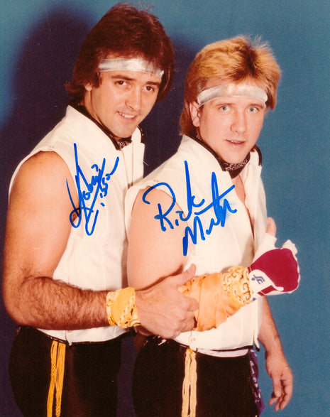 Ricky Morton & Robert Gibson dual signed 8x10 Photo