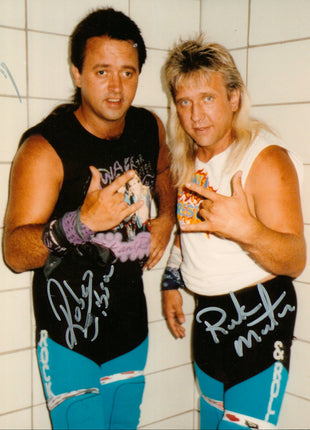 Ricky Morton & Robert Gibson dual signed 8x10 Photo