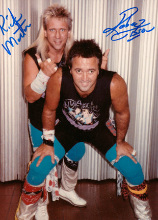 Ricky Morton & Robert Gibson dual signed 8x10 Photo