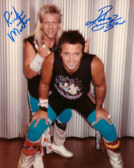 Ricky Morton & Robert Gibson dual signed 8x10 Photo
