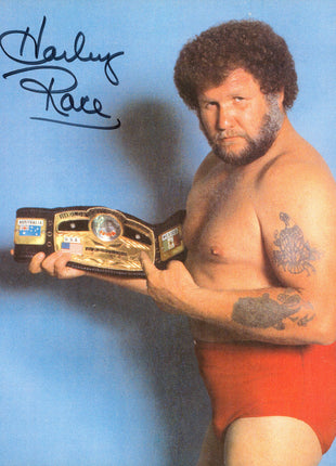 Harley Race signed 8x10 Photo