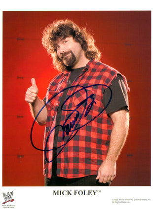 Mick Foley signed 8x10 Photo