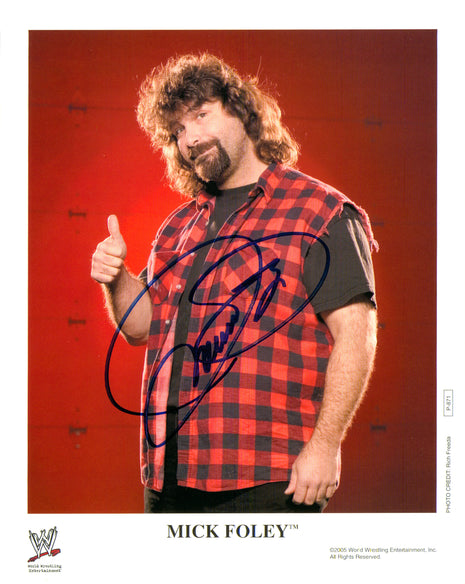 Mick Foley signed 8x10 Photo