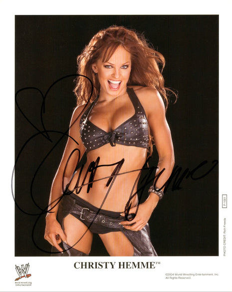 Christy Hemme signed 8x10 Photo